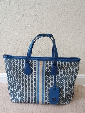 Tory Burch Gemini Link Canvas Tote